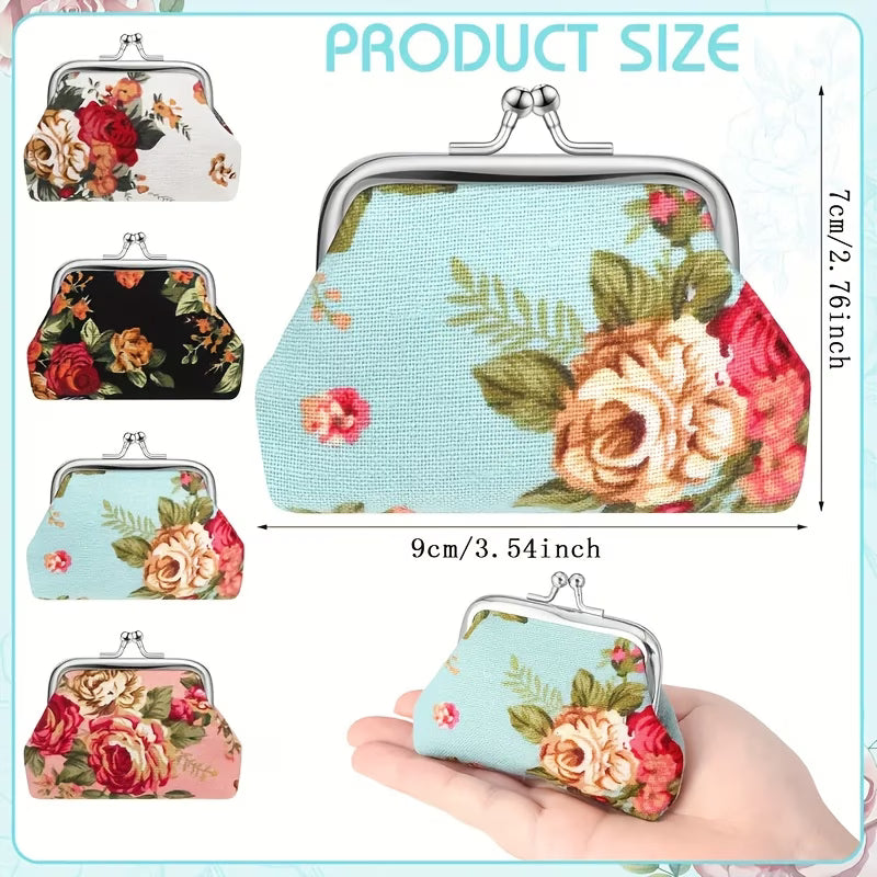 Vintage Floral Coin Purse