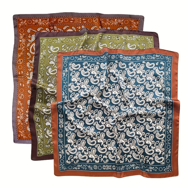 Paisley Satin Scarfs