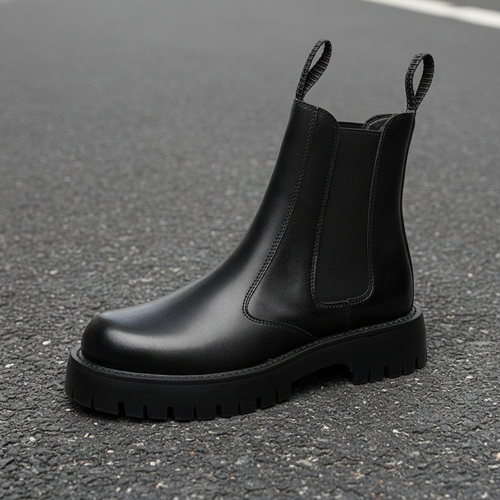 Fleece-Lined Winter Boots – Warm Outdoor Streetwear