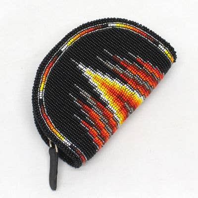 Bonfire Beaded Coin Purse