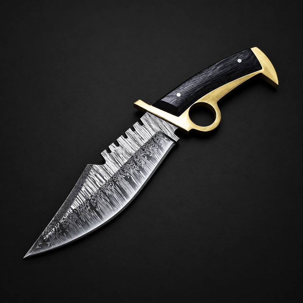 Walking Dead Daryl Dixon Replica Bowie Knife With Leather Sheath