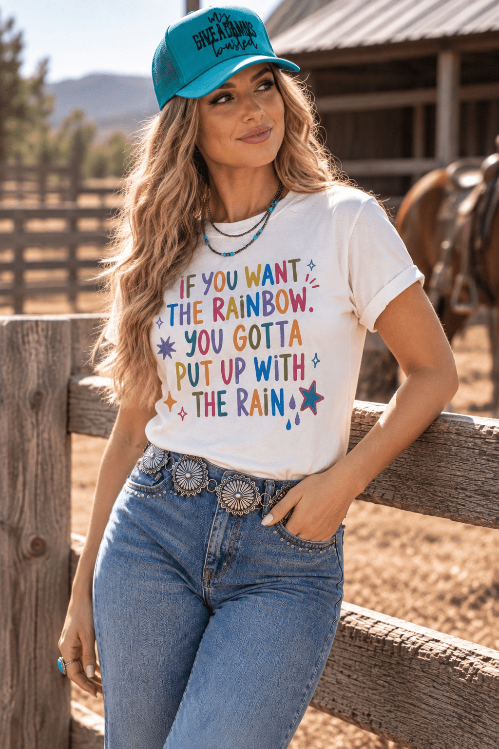 If You Want the Rainbow Graphic Tee
