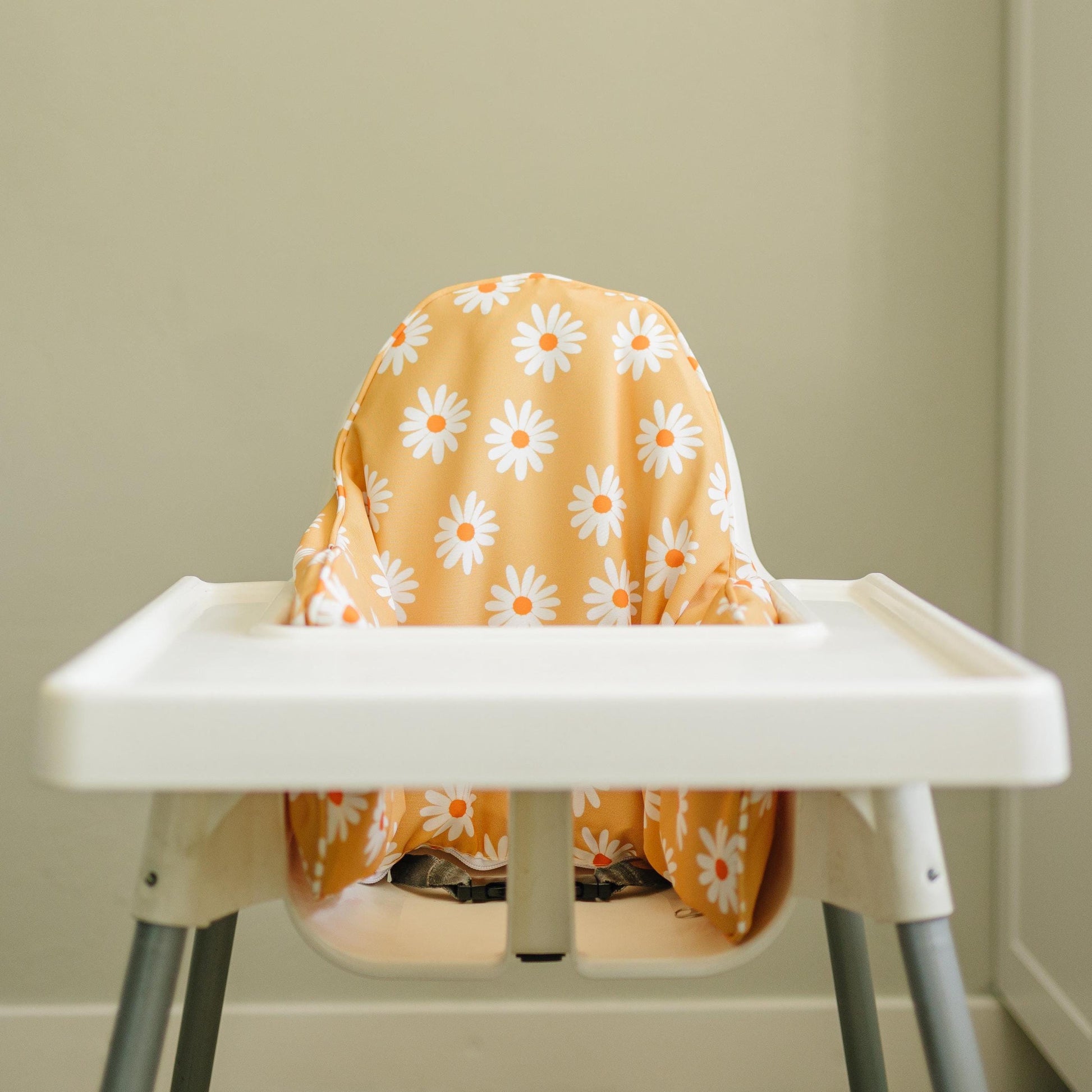 Daisy Floral Cushion Cover for IKEA Antilop Highchair: Wipeable, Highchair Accessories