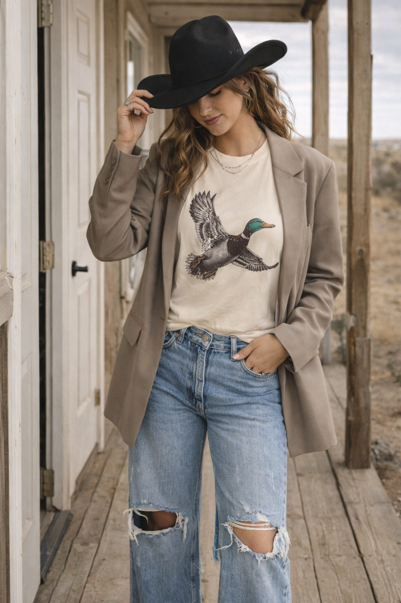 Mallard Duck Graphic Tee Shirt – Graphic Tee, Long Sleeve & Crewneck.