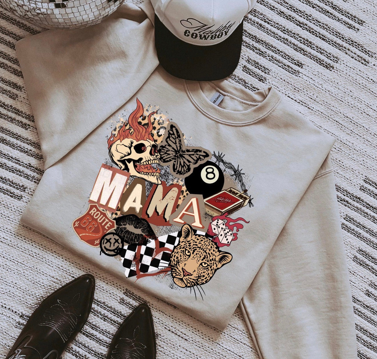 Mama Collage Shirt – Graphic Tee, Long Sleeve & Crewneck