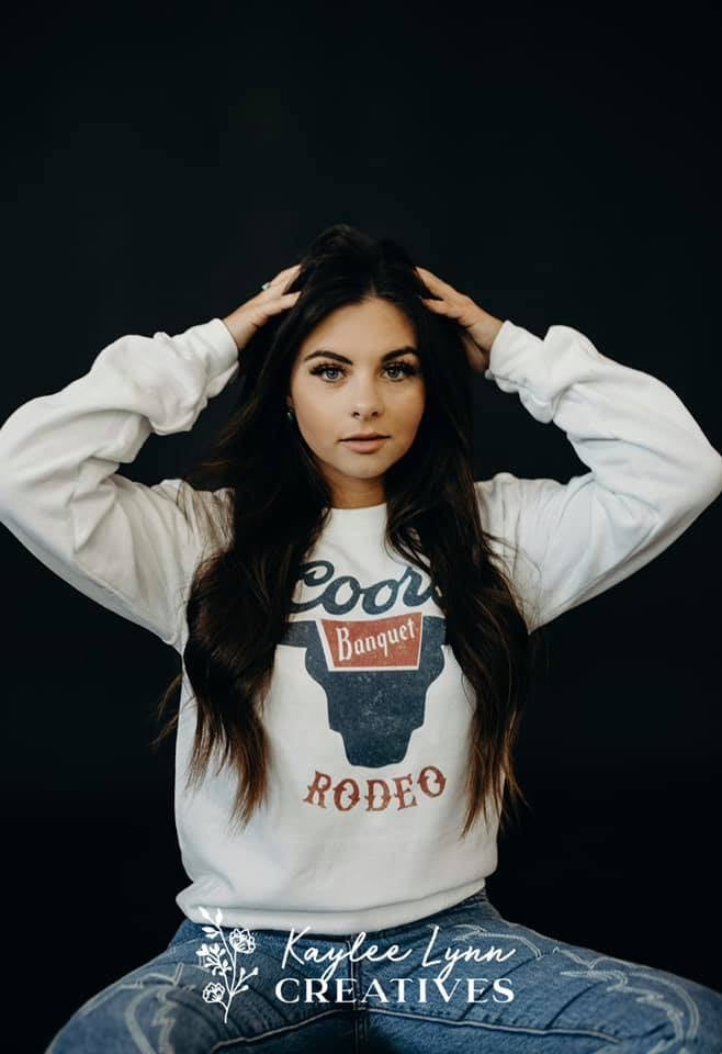 Coors Rodeo White Graphic Shirt – Graphic Tee, Long Sleeve & Crewneck (Copy)