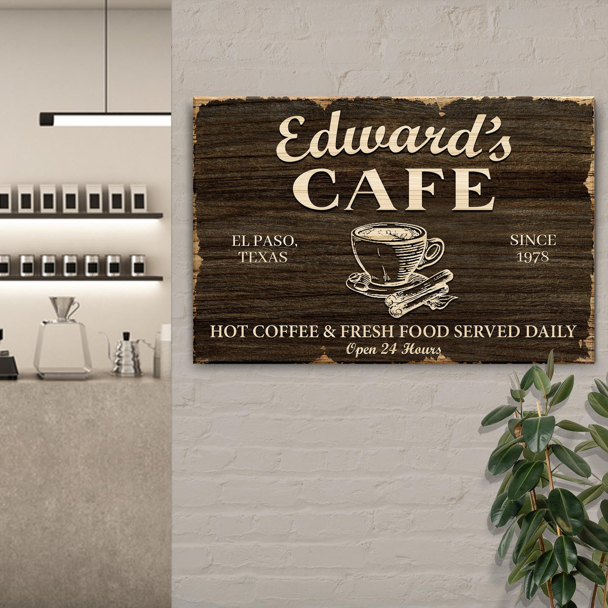 Cafe Sign III