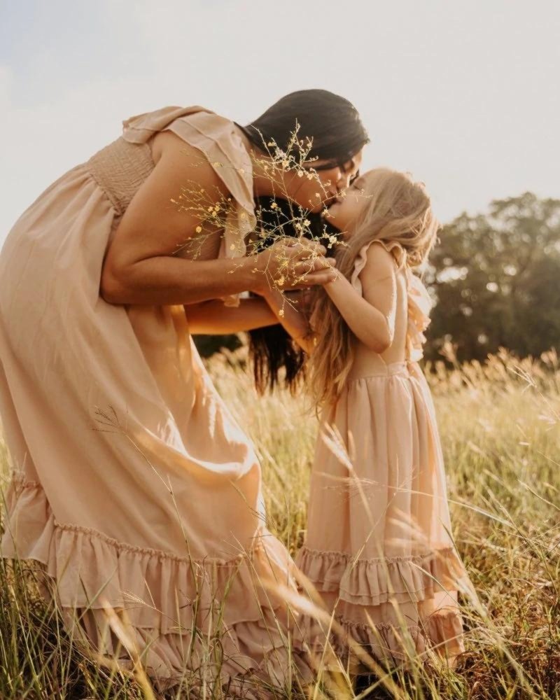 Nellie Ruffle Maxi Dress - Champagne