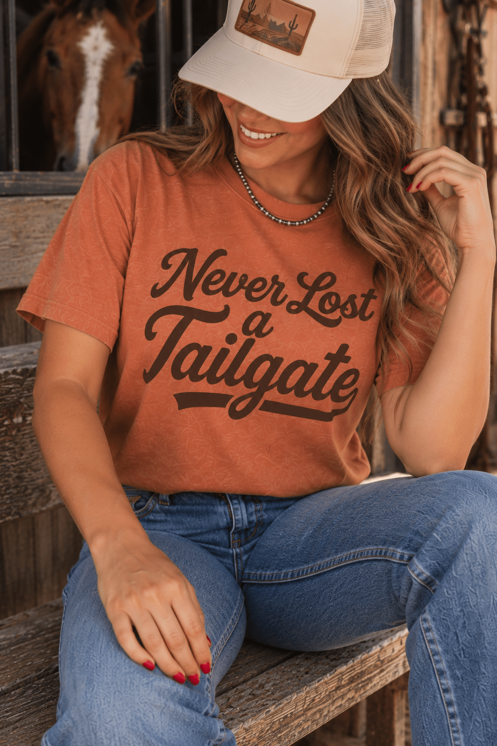 Never Lost A Tailgate Graphic Tee