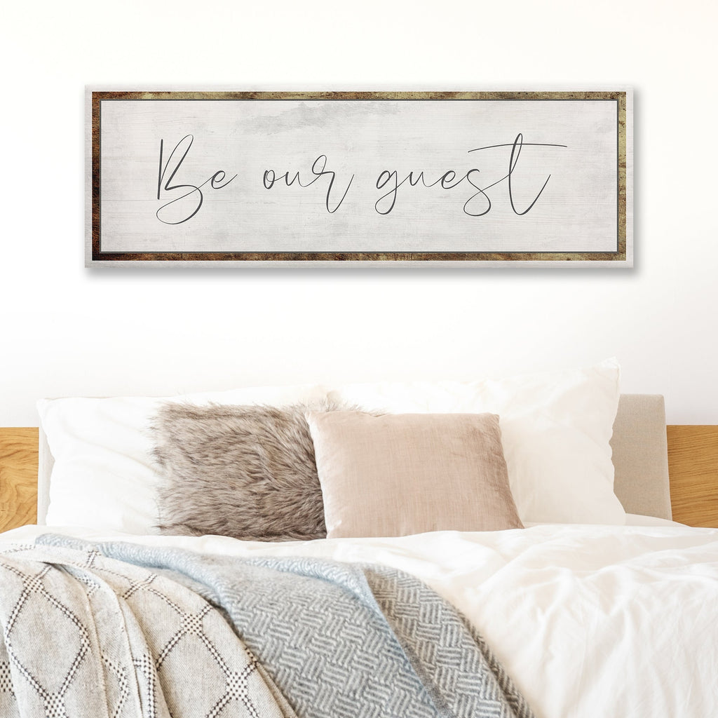 Be Our Guest Sign