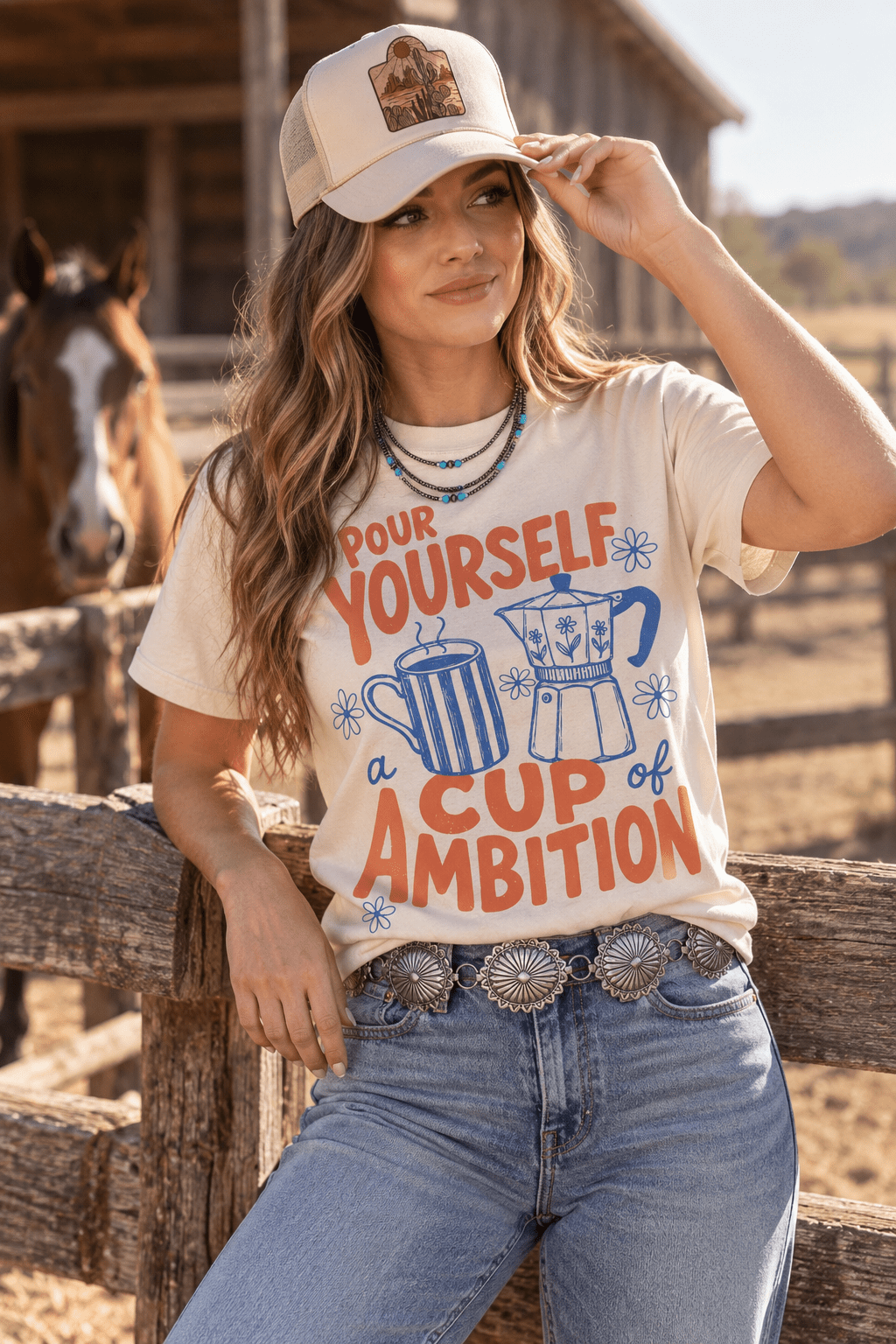 Pour Yourself A Cup of Ambition Graphic Tee