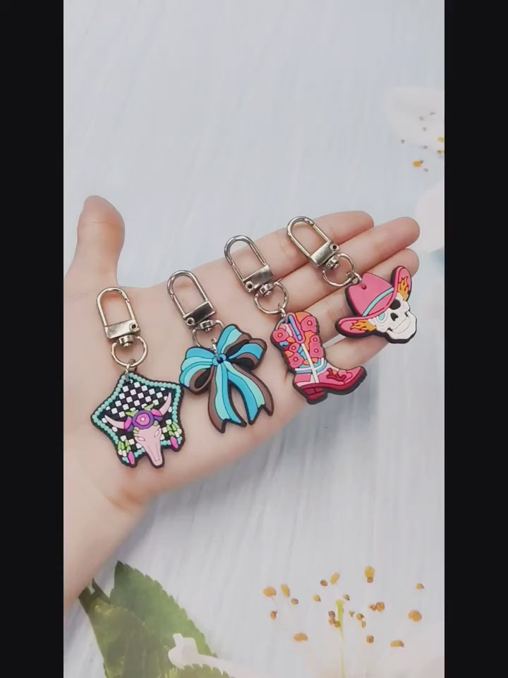 Western Cowboy Keychains