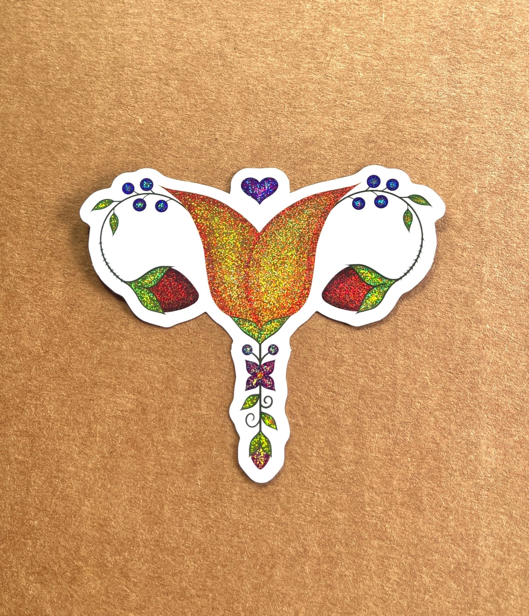 Reproductive Rights Glitter Sticker