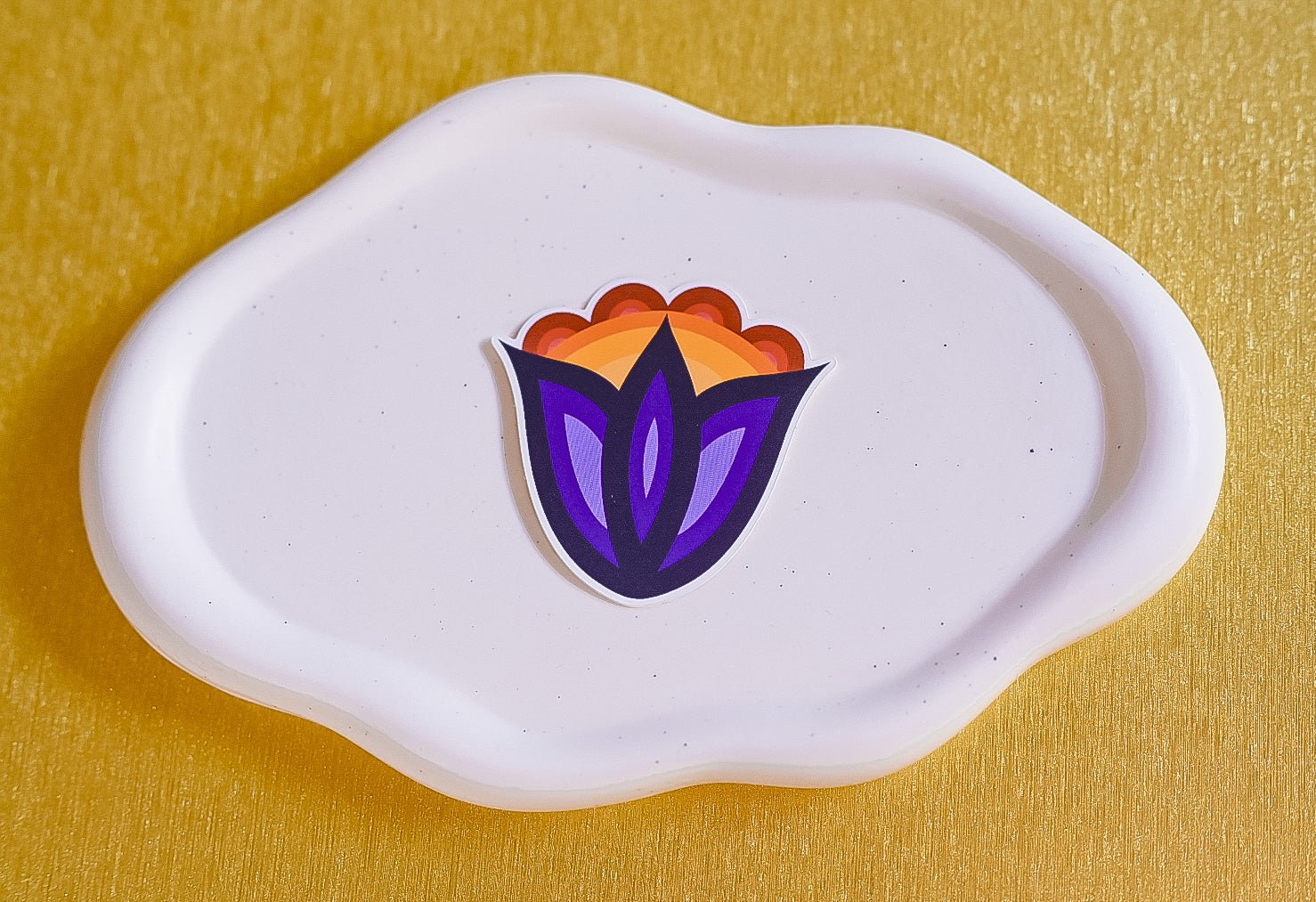 Tulip Sticker- Purple
