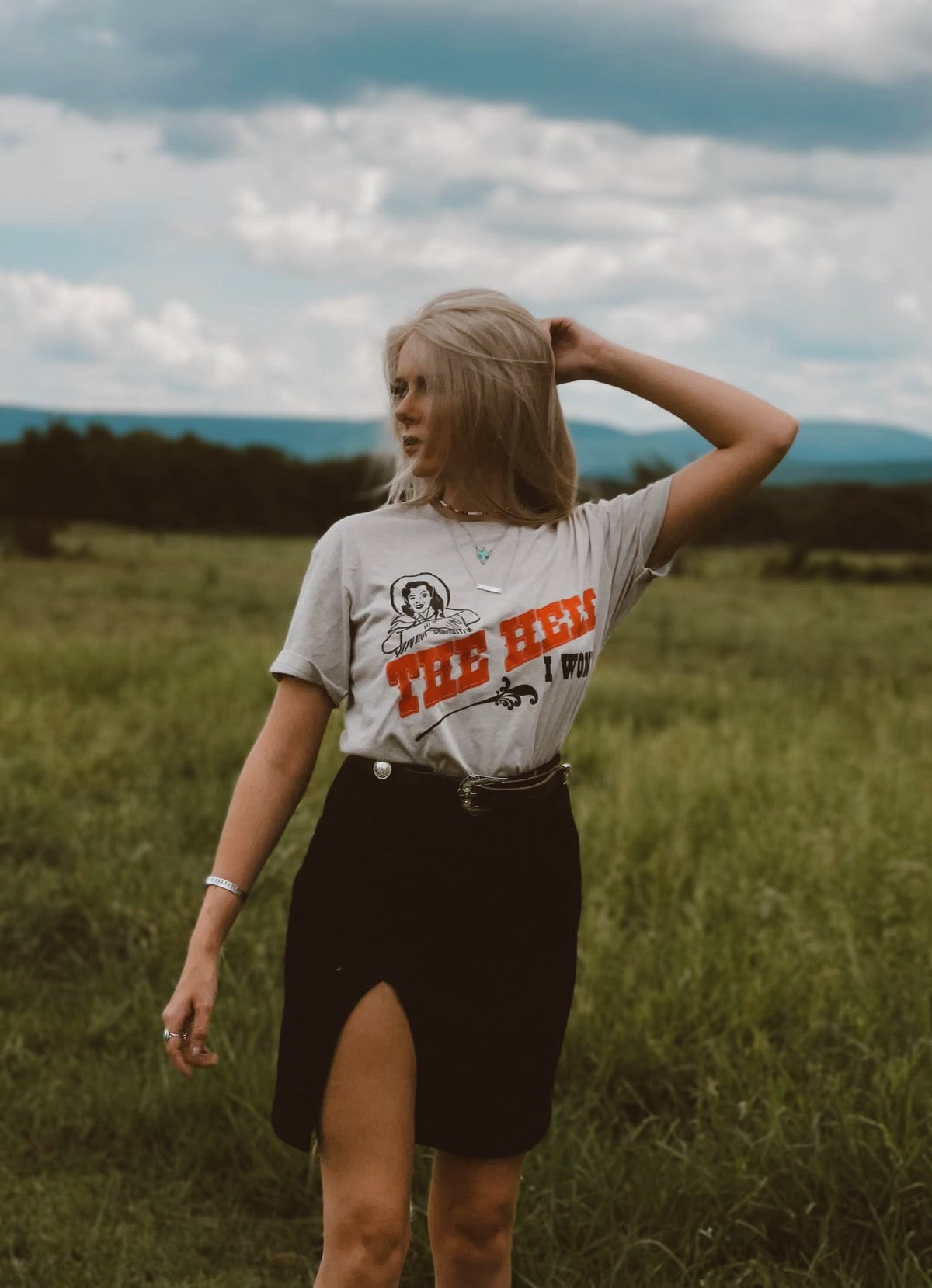 Next Level The Hell I Wont Graphic Tee