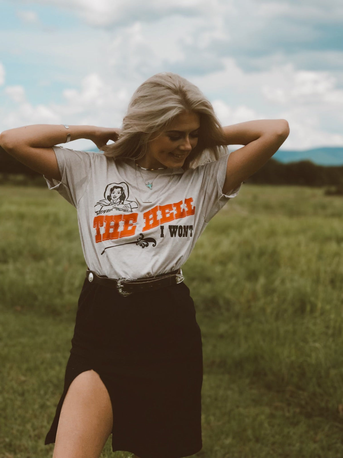 Next Level The Hell I Wont Graphic Tee