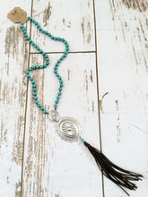 Load image into Gallery viewer, Turquoise Tassel necklace
