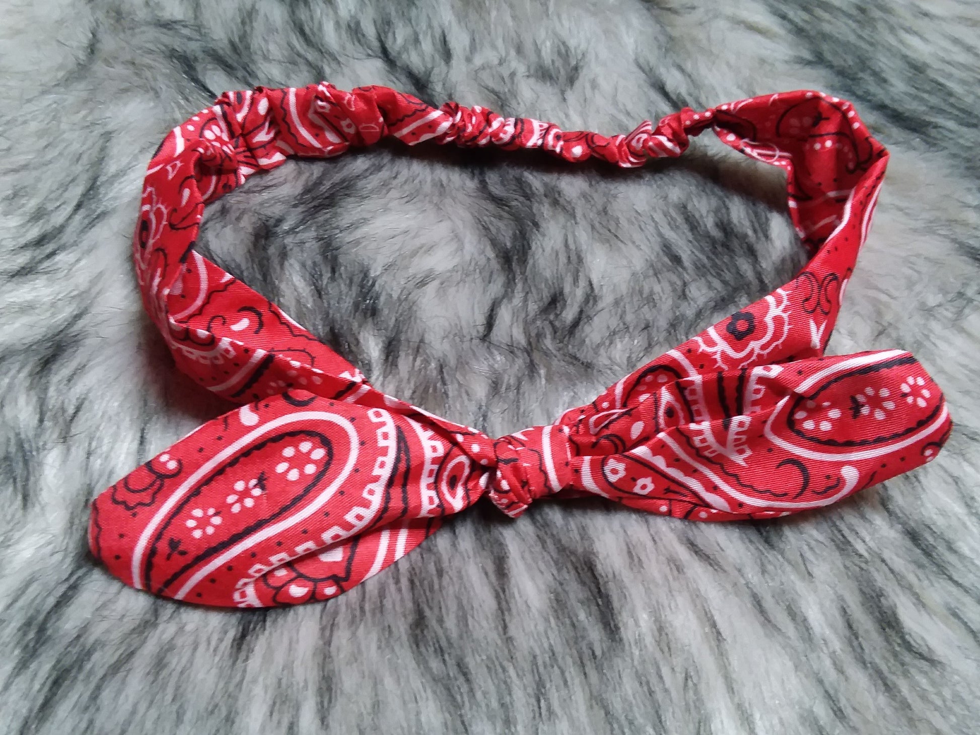 Bandana bow headbands