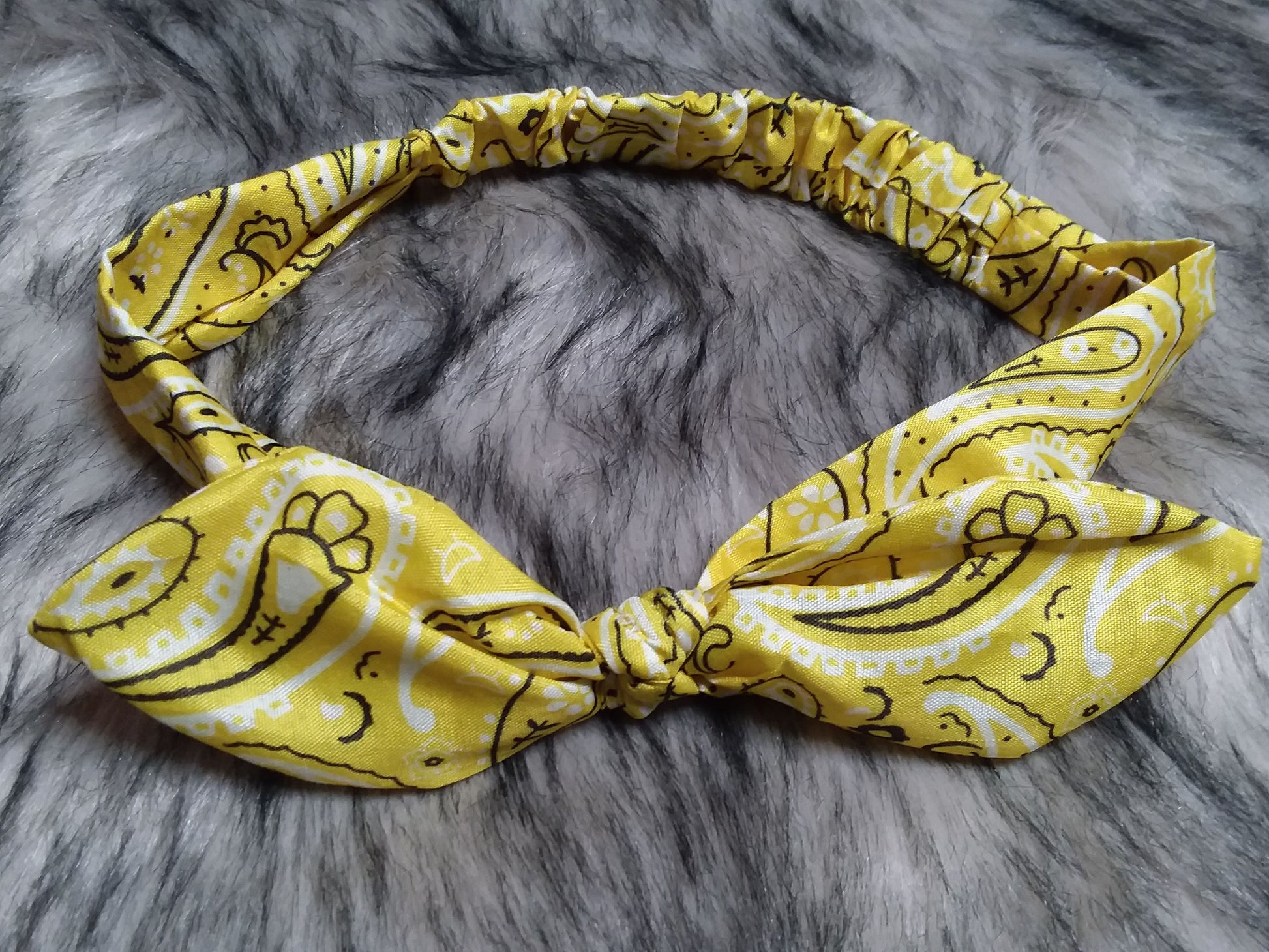 Bandana bow headbands