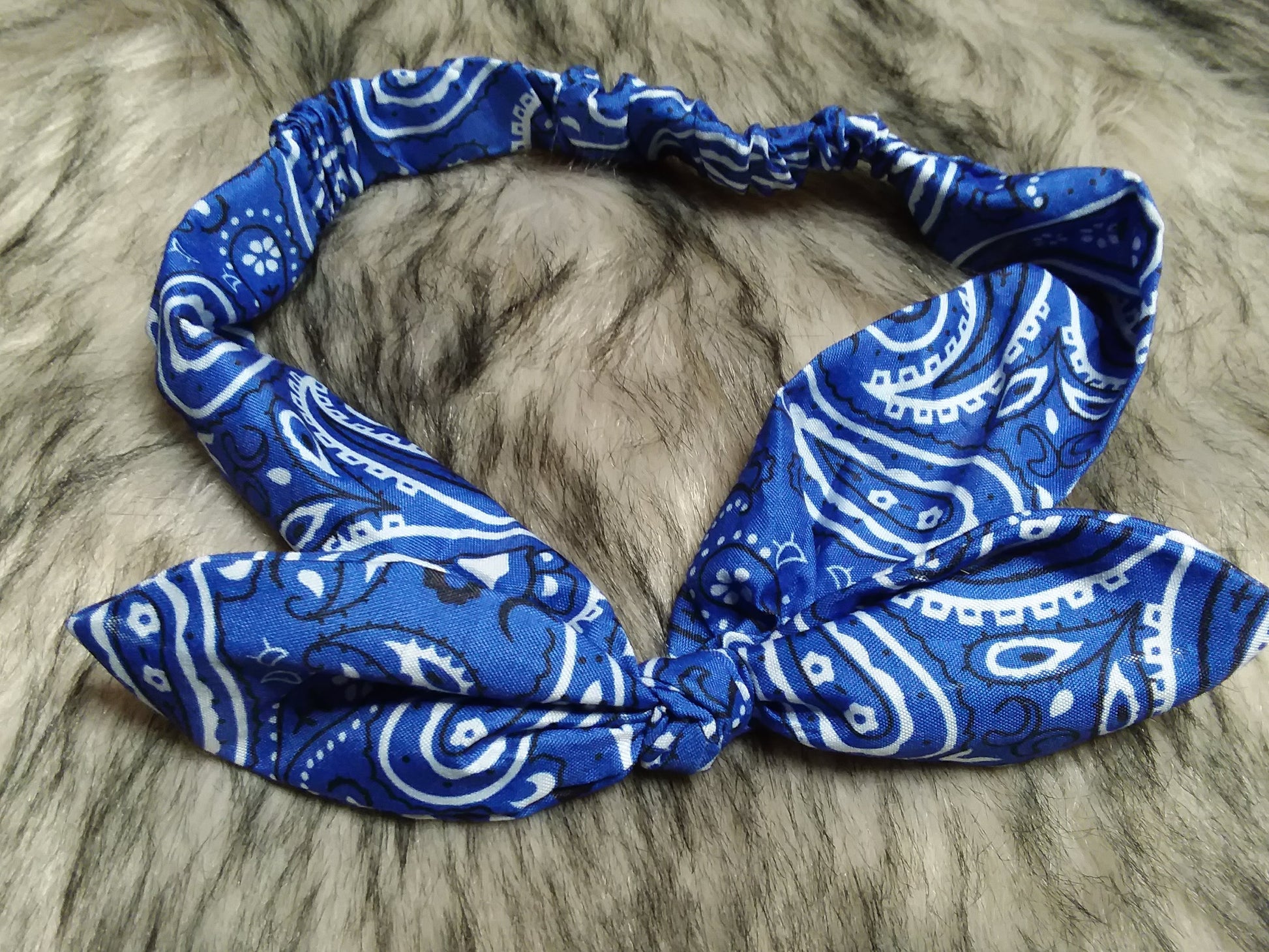 Bandana bow headbands