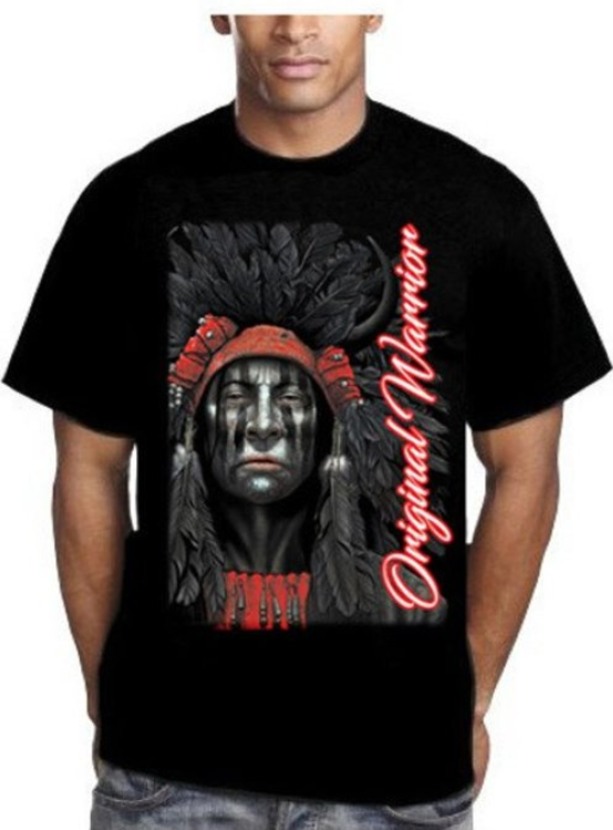 Native warrior unisex tee