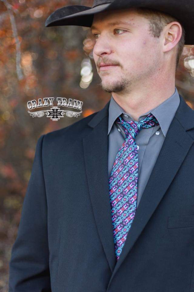 Crazy Train suit tie