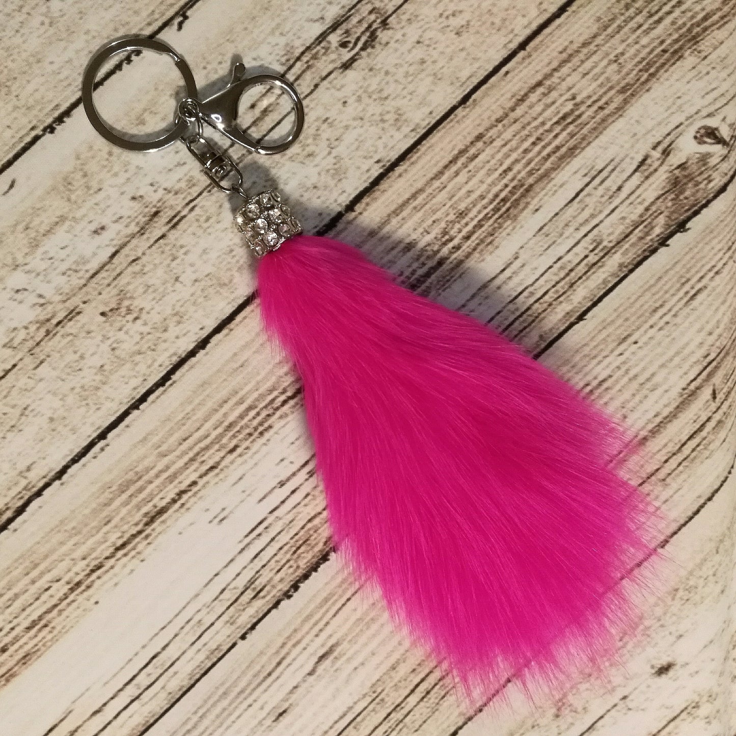 Faux Fur Key Chain