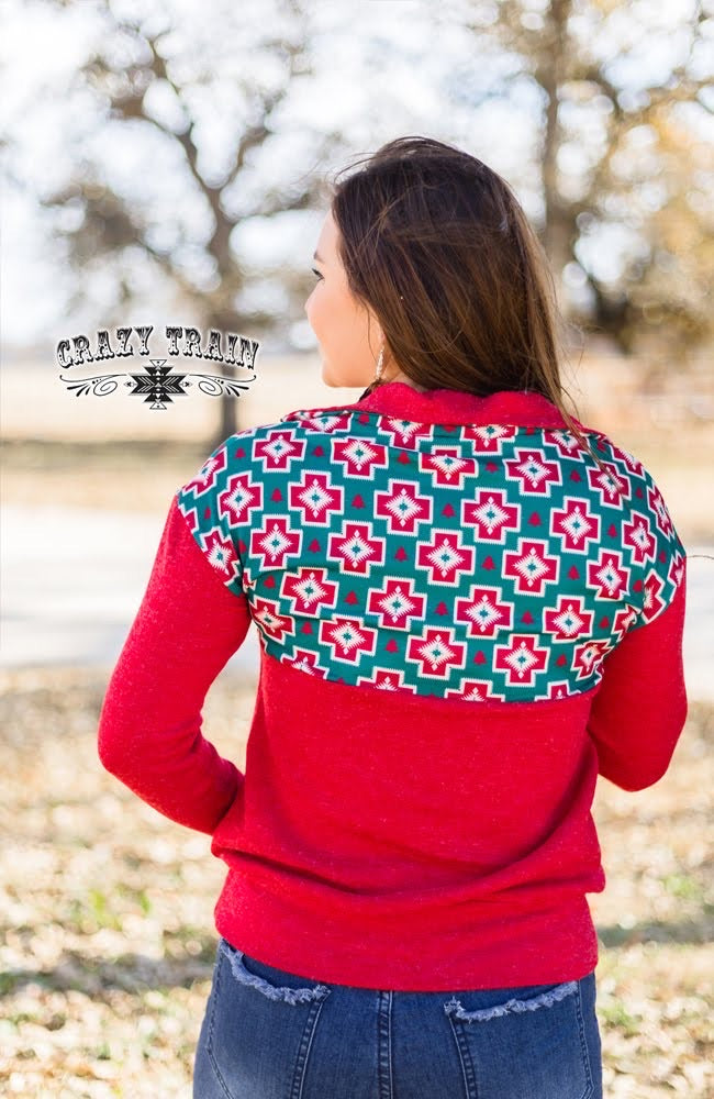 Christmas Cross Pullover