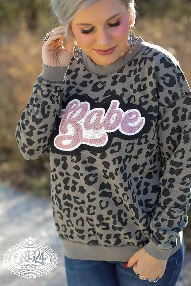 Babe Chenille Sweatshirt