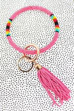 Load image into Gallery viewer, Beaded key ring bangles
