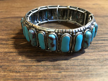 Load image into Gallery viewer, Southwest stone cuff
