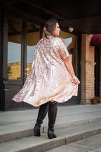 Load image into Gallery viewer, Rose Gold Sequin Duster
