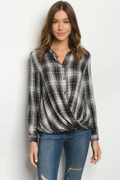 Plaid Fall Top