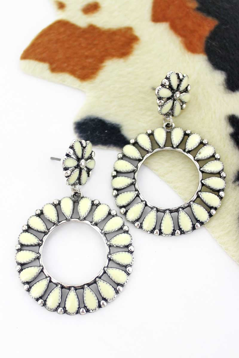 Saratoga Circle Earrings