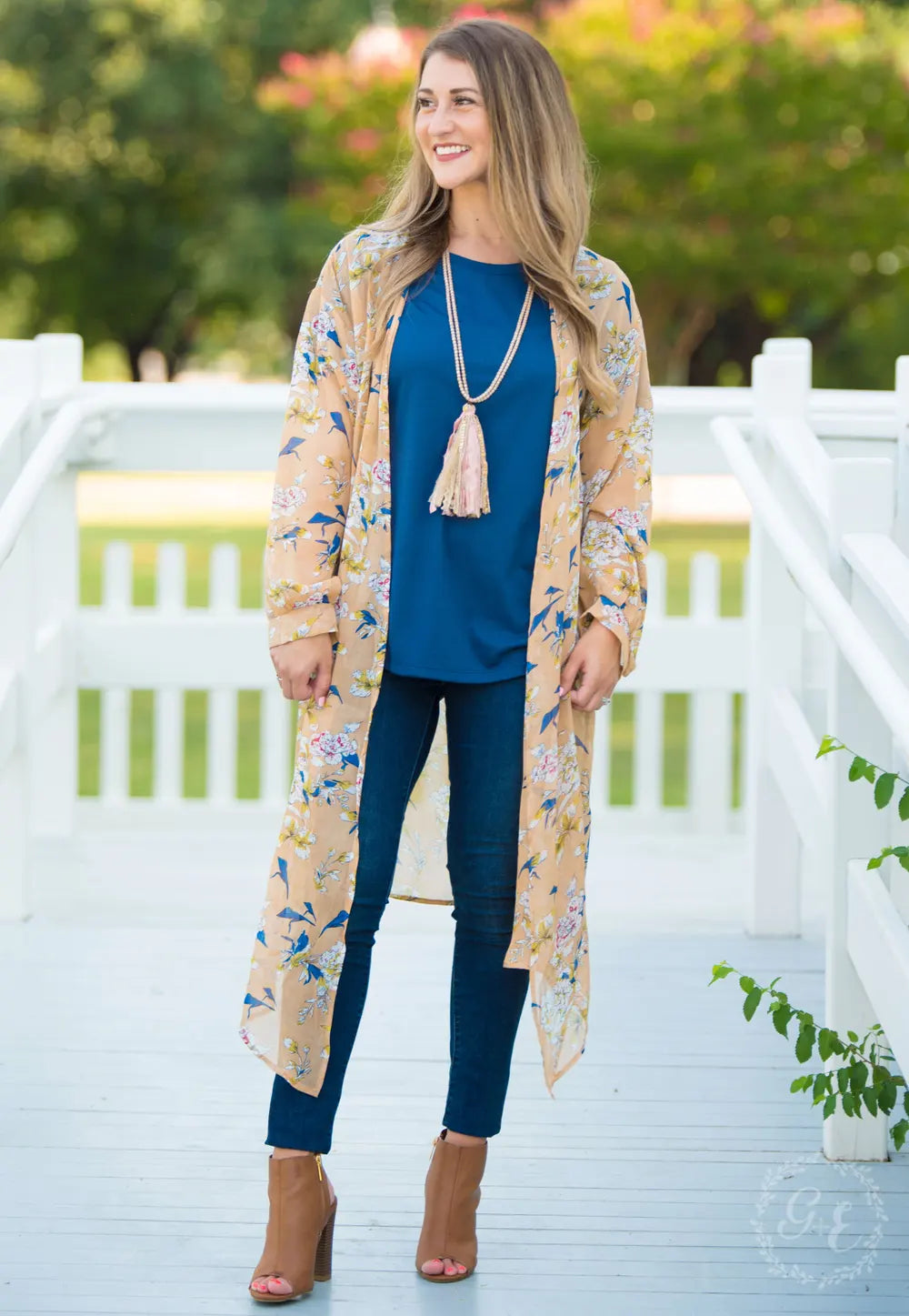 Morning Blooms Kimono