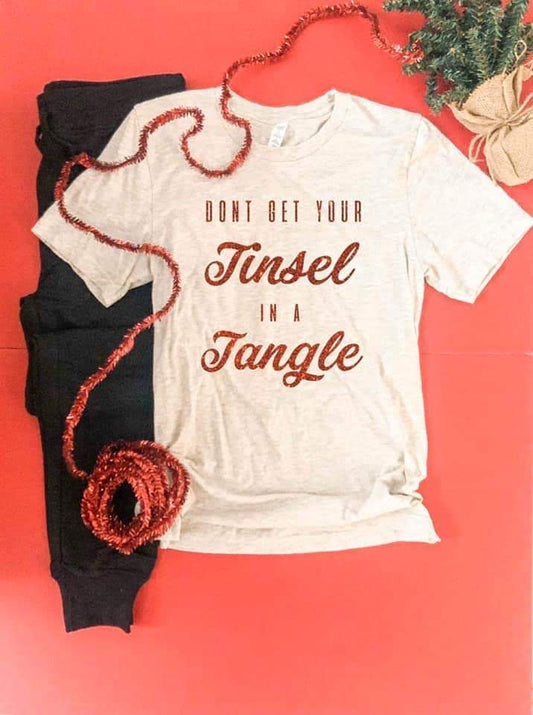 Tinsel in a Tangle Tee