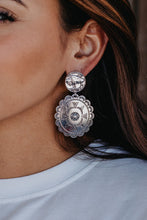 Load image into Gallery viewer, BUFFALO HERD SILVER EARRINGS
