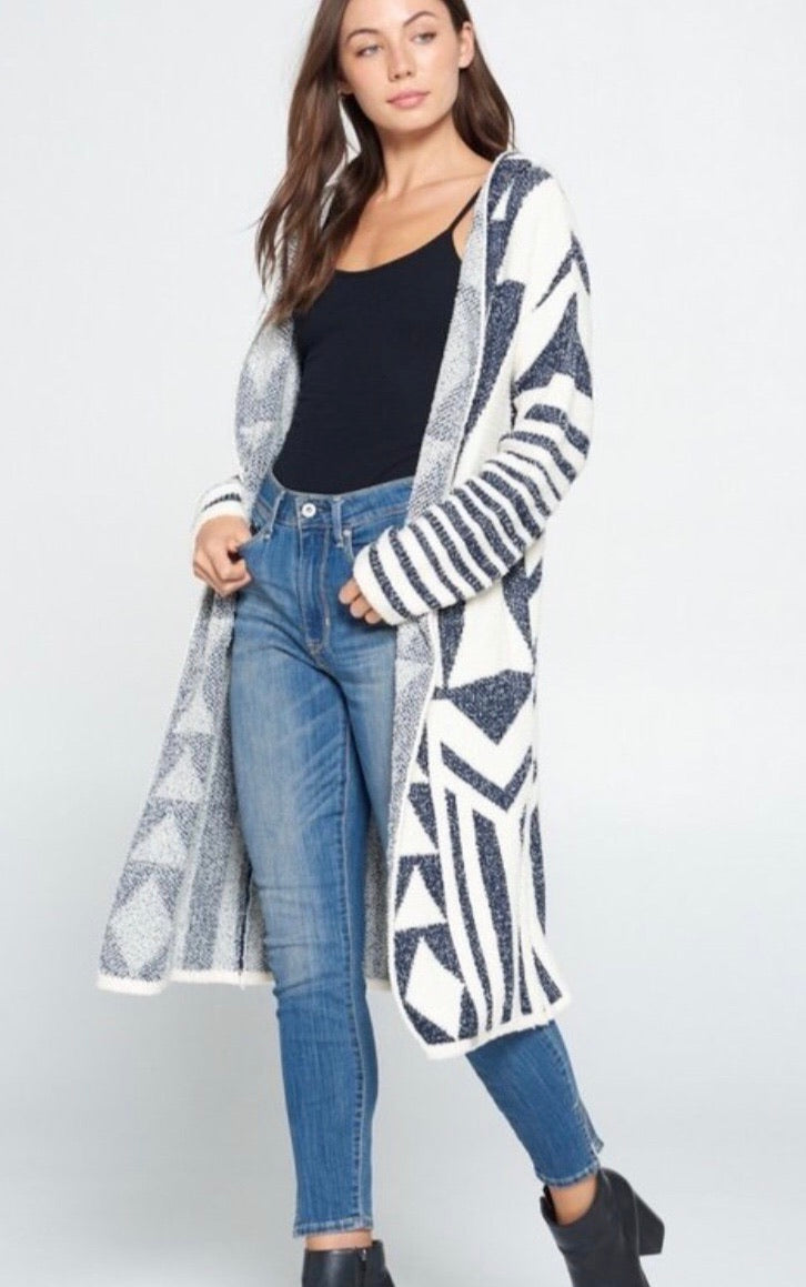 Elsa Hooded Sweater Cardigan