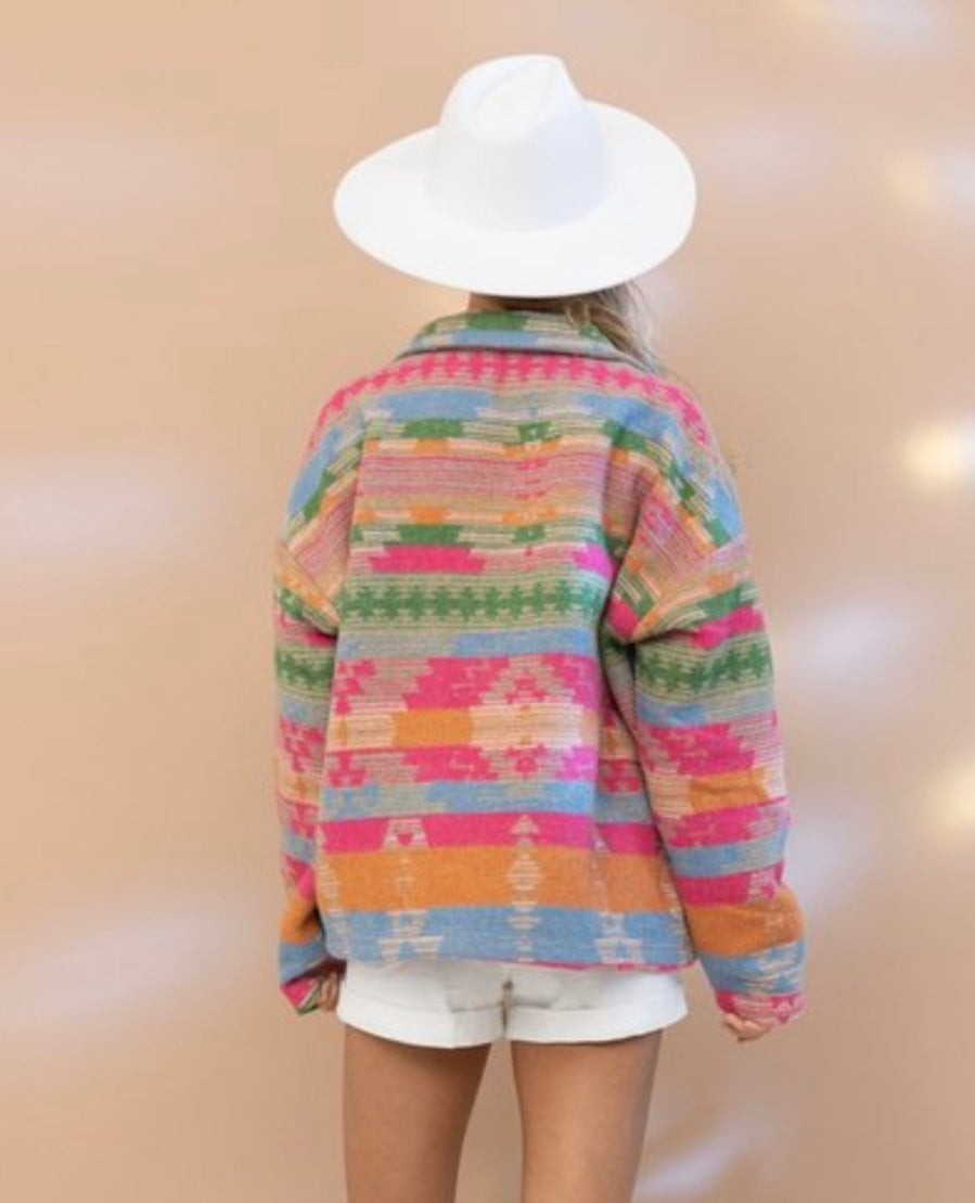 Neon Moon Aztec Shacket