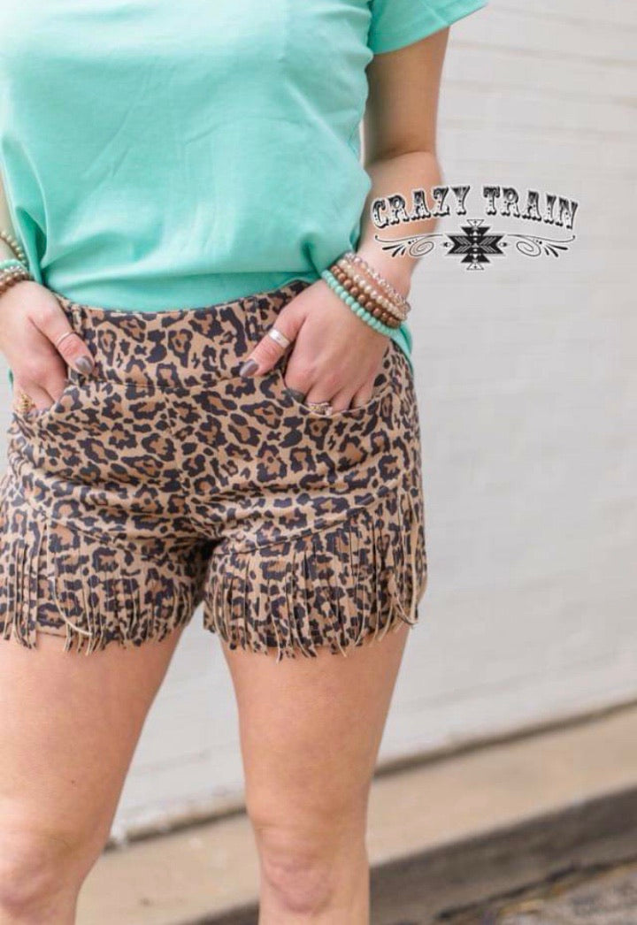 Fringe shorts