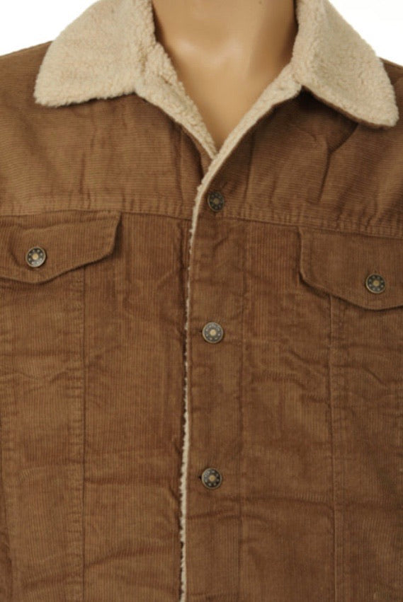 Men’s corduroy/Sherpa jacket