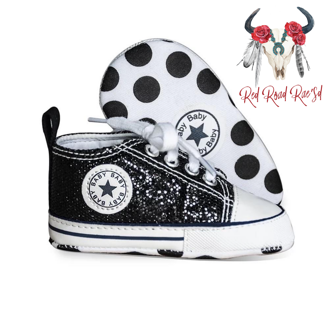 Star Glitter Baby Sneakers