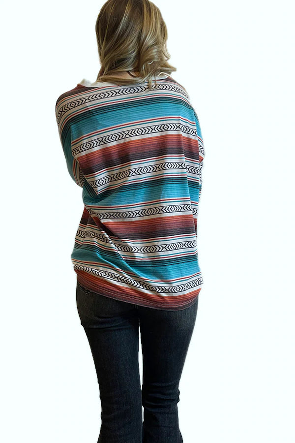 Saddle Blanket Vibes Top