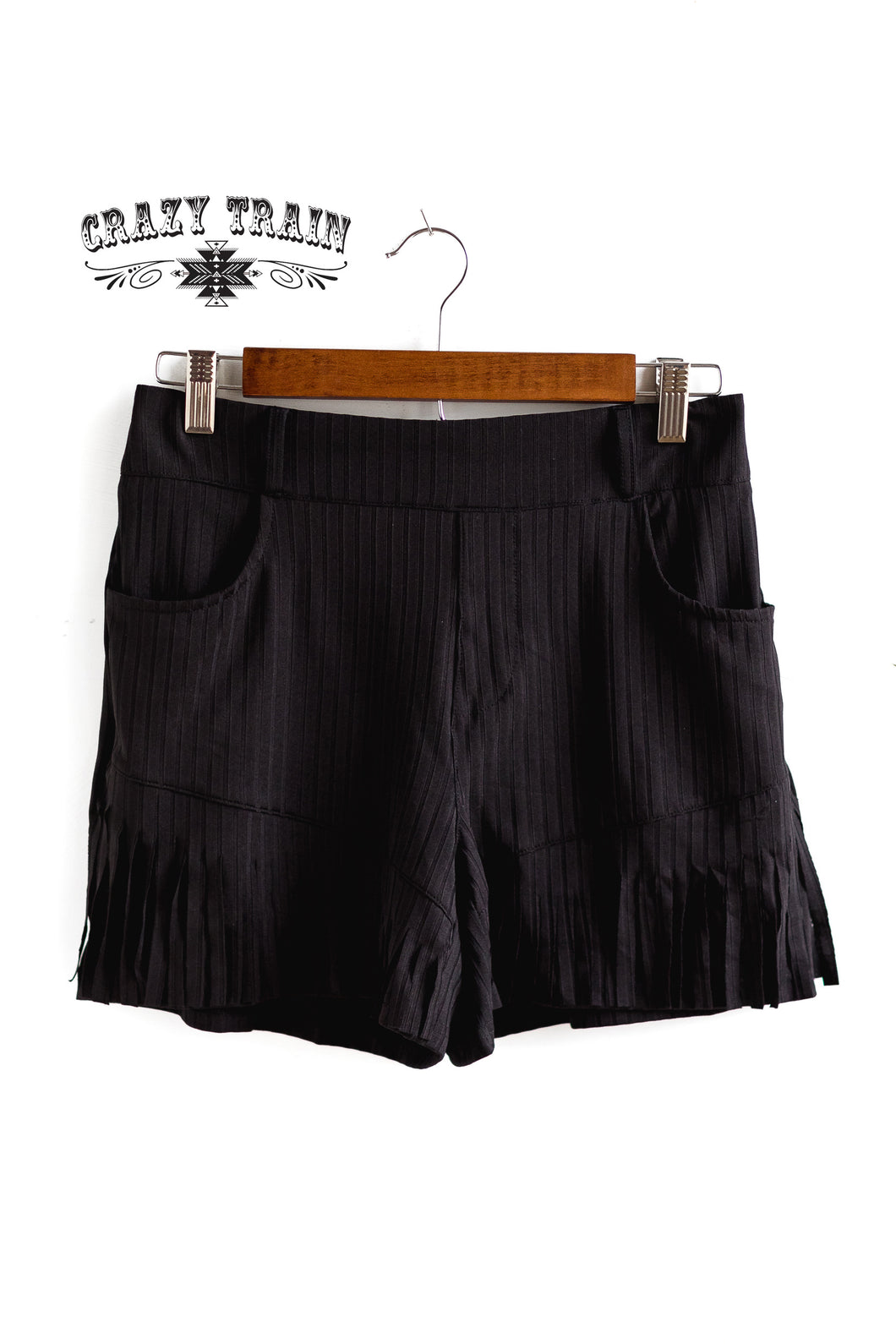 FRINGY FINE LINE SHORTS