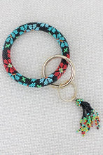 Load image into Gallery viewer, Beaded key ring bangles
