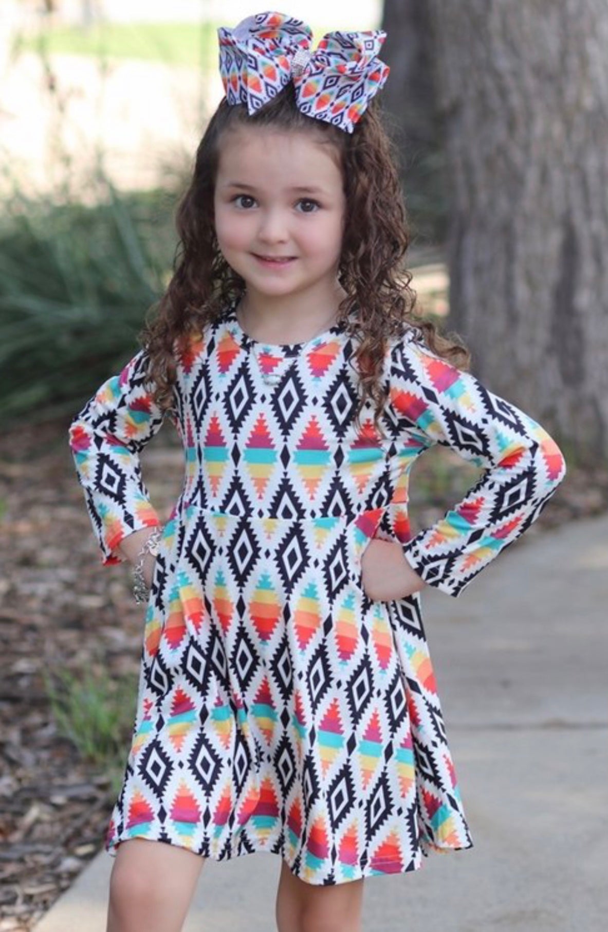 Journey Aztec Twirl Dress