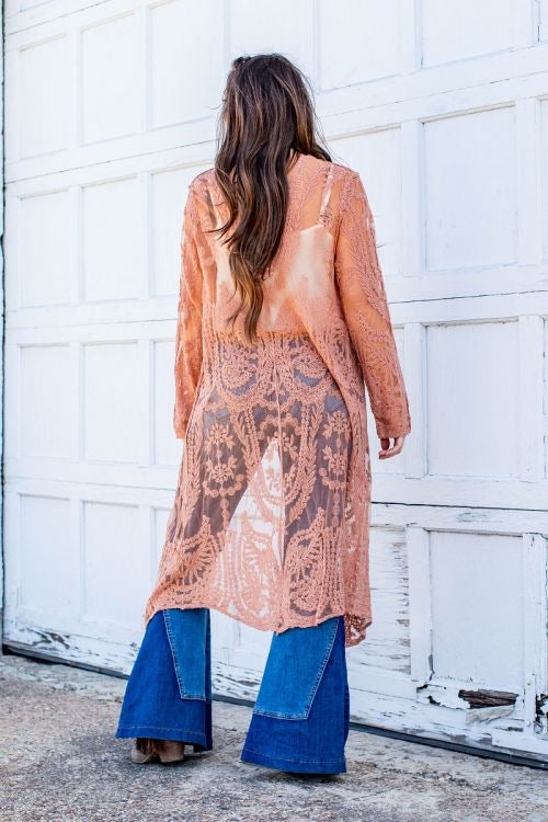 Floral Lace Duster