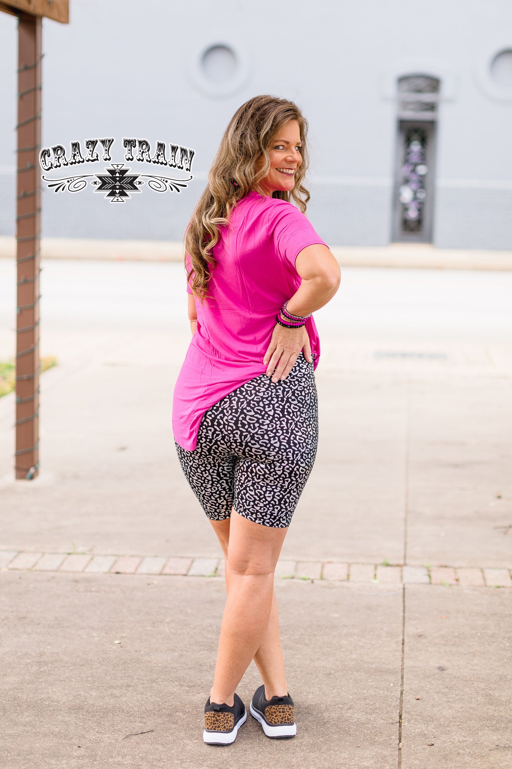 Silver Leo Biker Babe Shorts