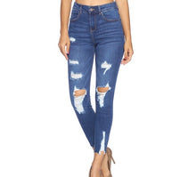 Load image into Gallery viewer, Blue Age high rise skinny jean
