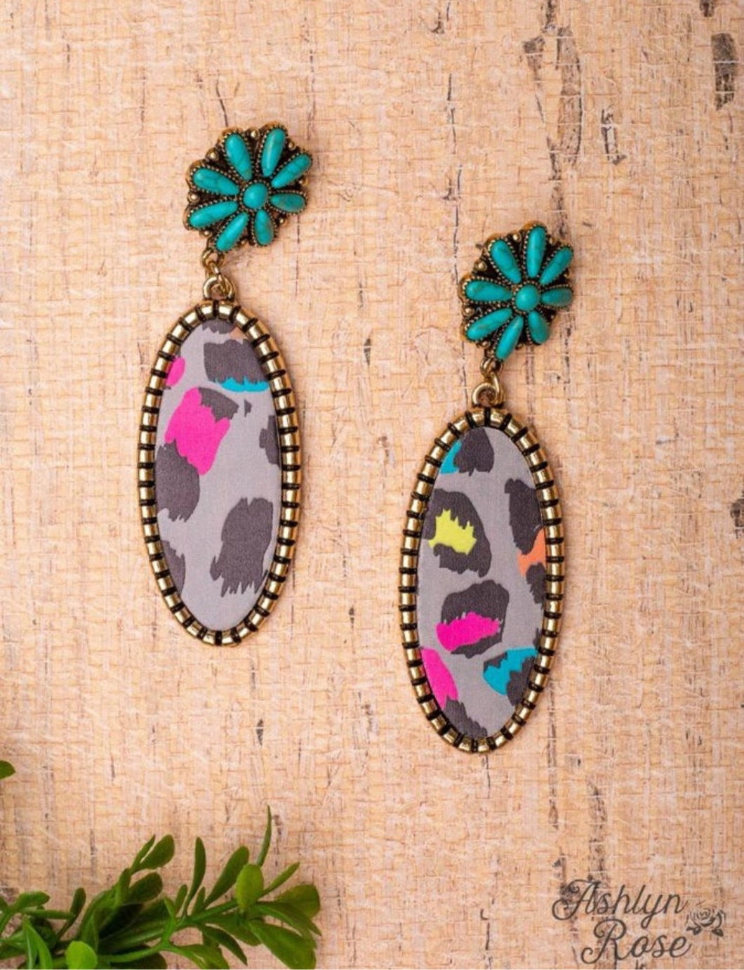 Leo Vinyl Records Earrings